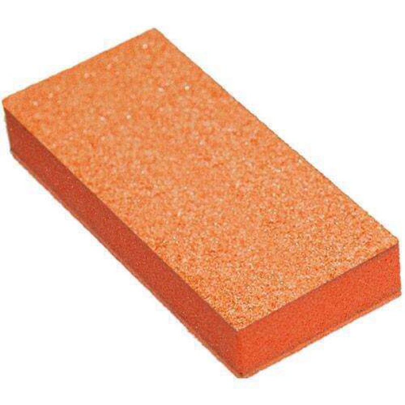 Cre8tion Buffer 2-Way Orange Foam, White Grit 100.180, 500 pcs/box, 06023 KK1004